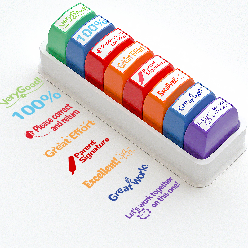8 Teacher stamps Classroom Tea - مراجعة Self Inking Stamp وسعره