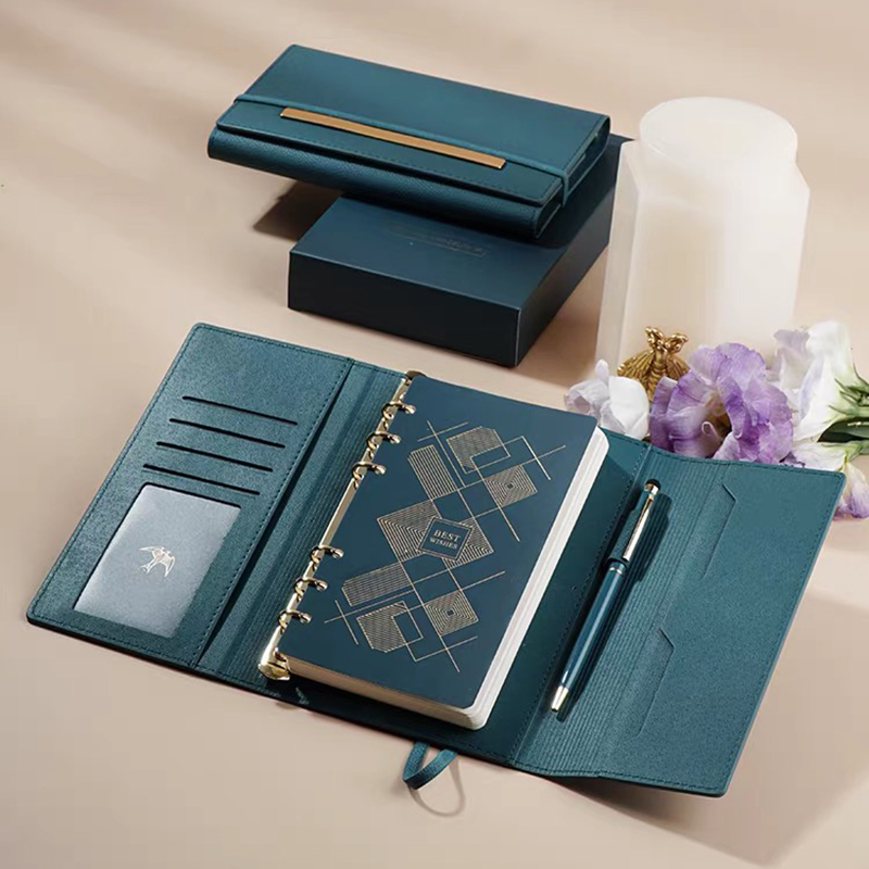 A6 Hardcover Loose-leaf Journa - مراجعة Journal Leather Hardcover وسعره