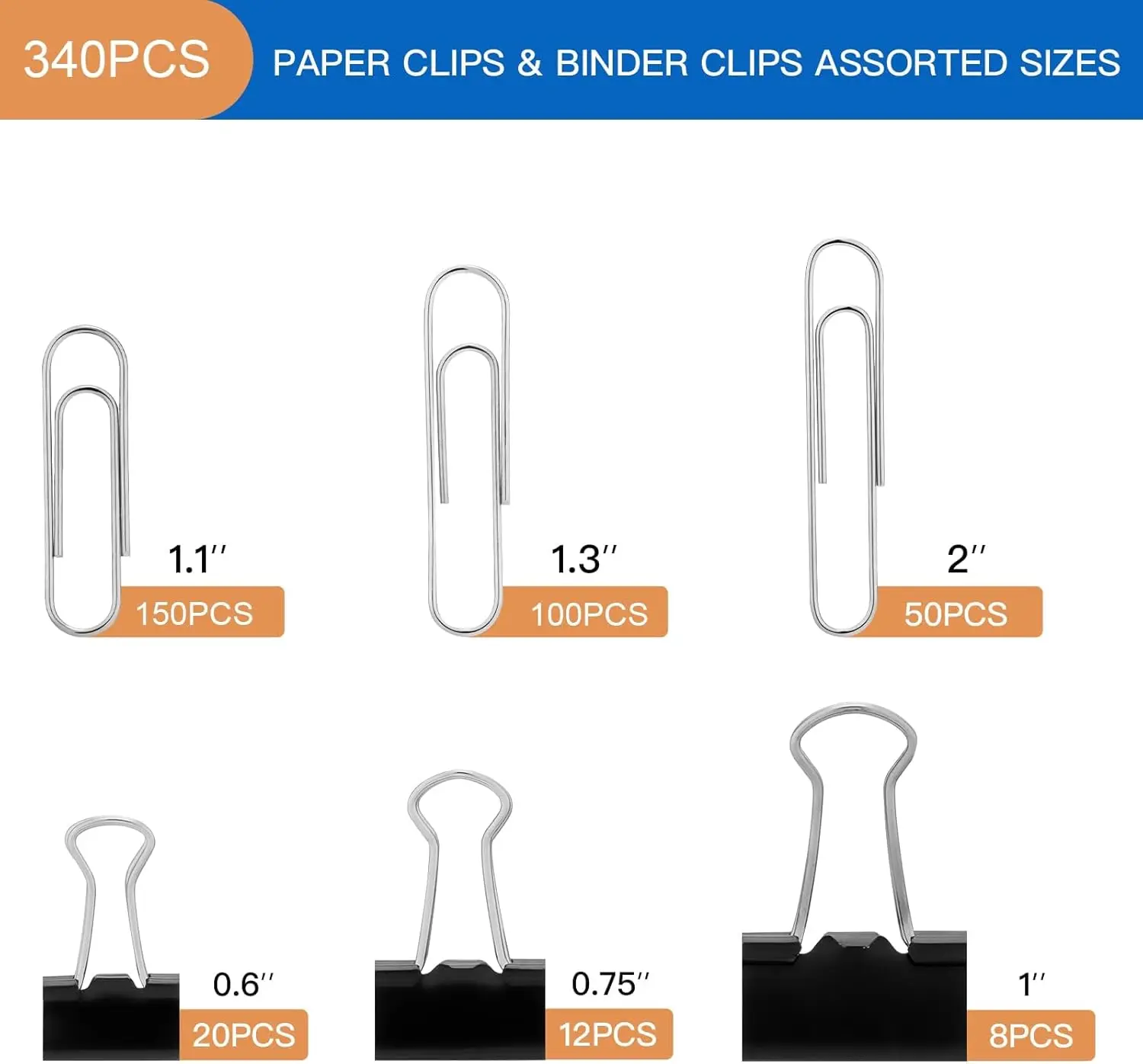 Paper Clips & Binder Clips, 34 - مراجعة Binder Clip Assorted وسعره
