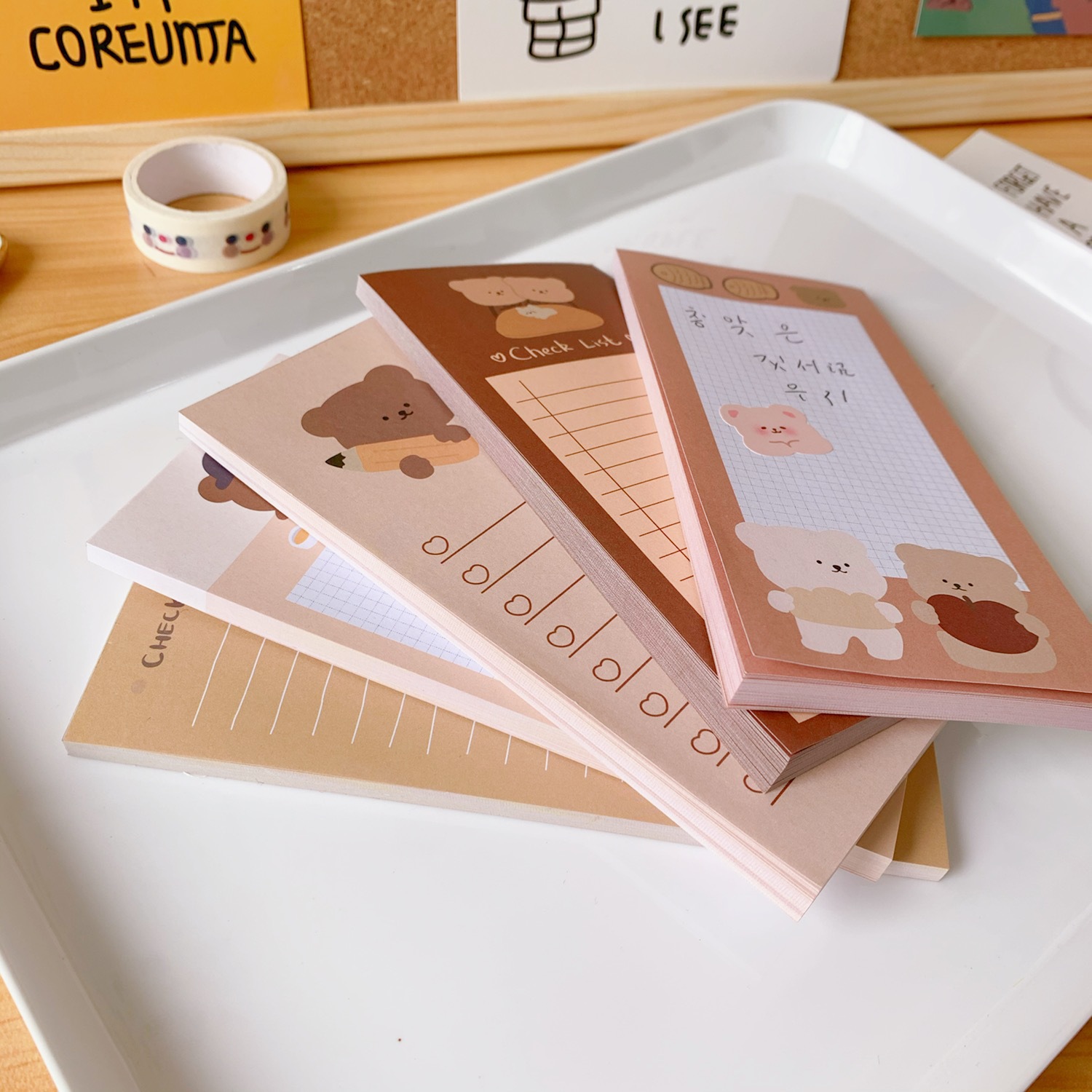 Kawaii Cute Korean Cookie Bear - مراجعة Office Stationery Supply List وسعره
