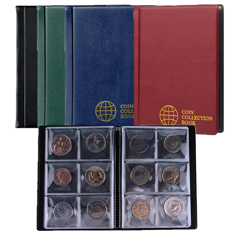 60Pocket Coin Collection Album - مراجعة Binding Comb Plastic وسعره