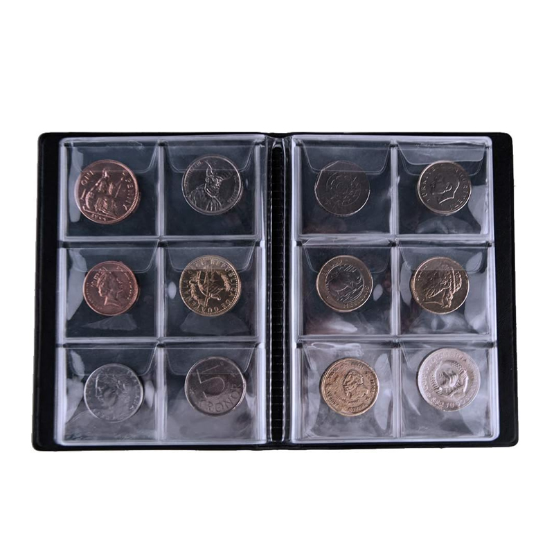 60Pocket Coin Collection Album - مراجعة Binding Comb Plastic وسعره