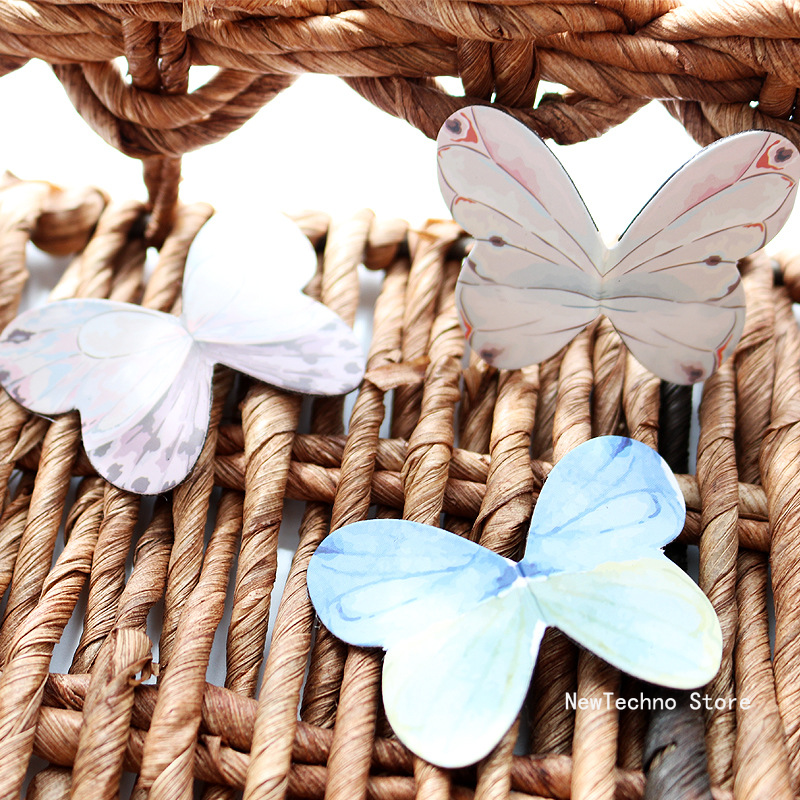 4pcs/Set Cartoon Butterfly Mag - مراجعة Paperclip Magnetic Set وسعره