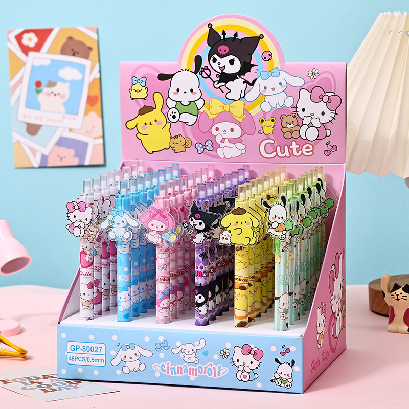 48pcs Gel Pen Kuromi KT My Mel - مراجعة Stationery Warehouse وسعره
