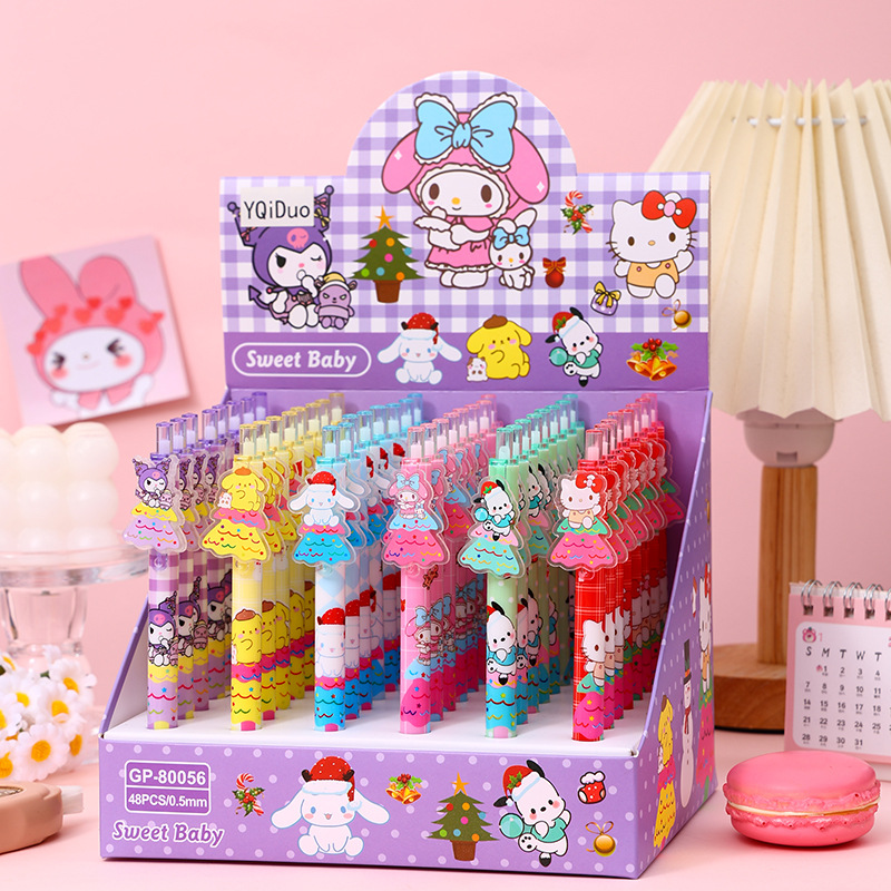 48pcs Gel Pen Kuromi KT My Mel - مراجعة Stationery Warehouse وسعره