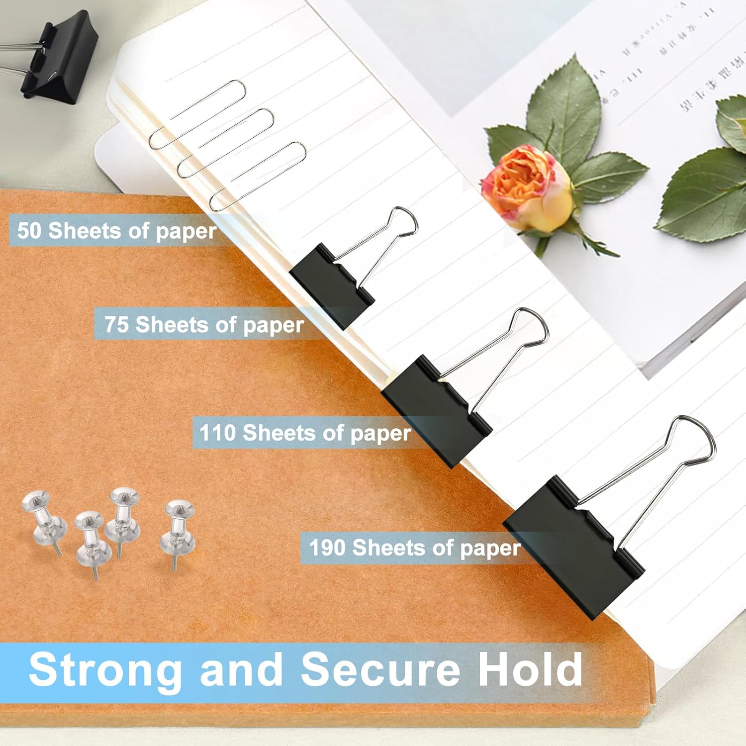 240PCS Office Clips Set: Paper - مراجعة Binder Clip Assorted وسعره