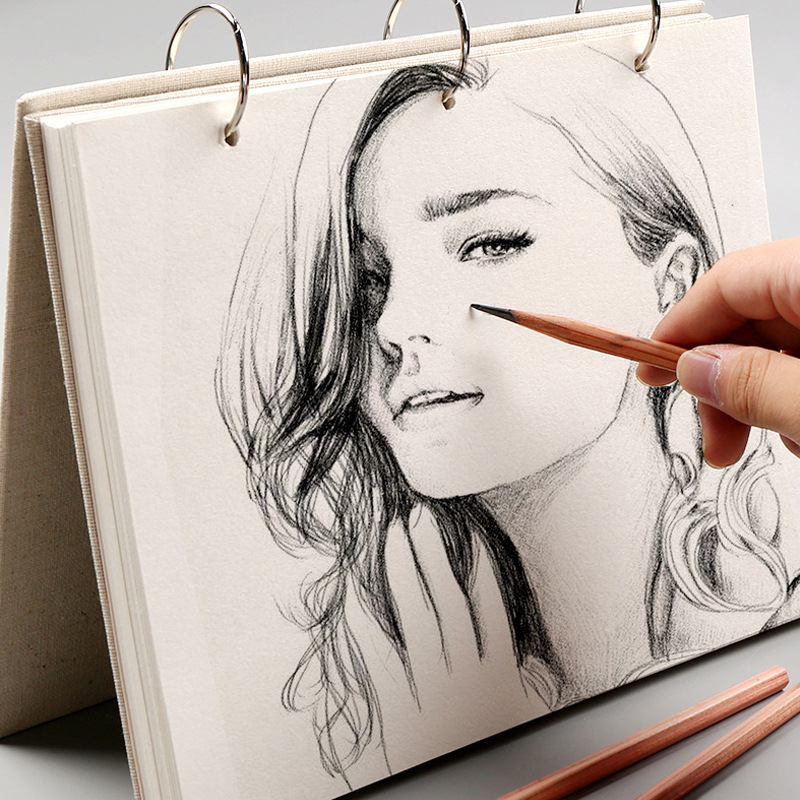 Ring-bound Loose-leaf 32K Thic - مراجعة Art Sketchbook Ring وسعره