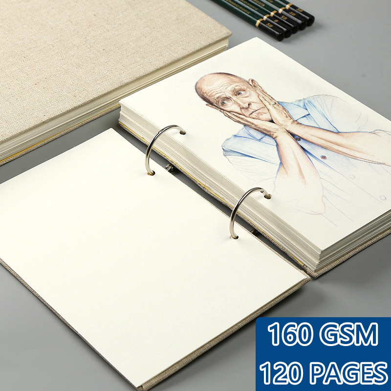 Ring-bound Loose-leaf 32K Thic - مراجعة Art Sketchbook Ring وسعره