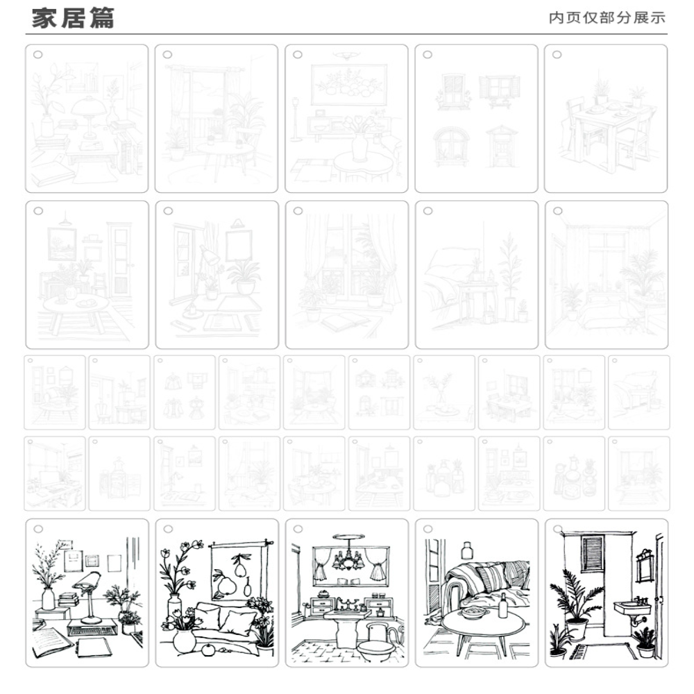 Coloring Book Portable Loose L - مراجعة Art Sketchbook Ring وسعره
