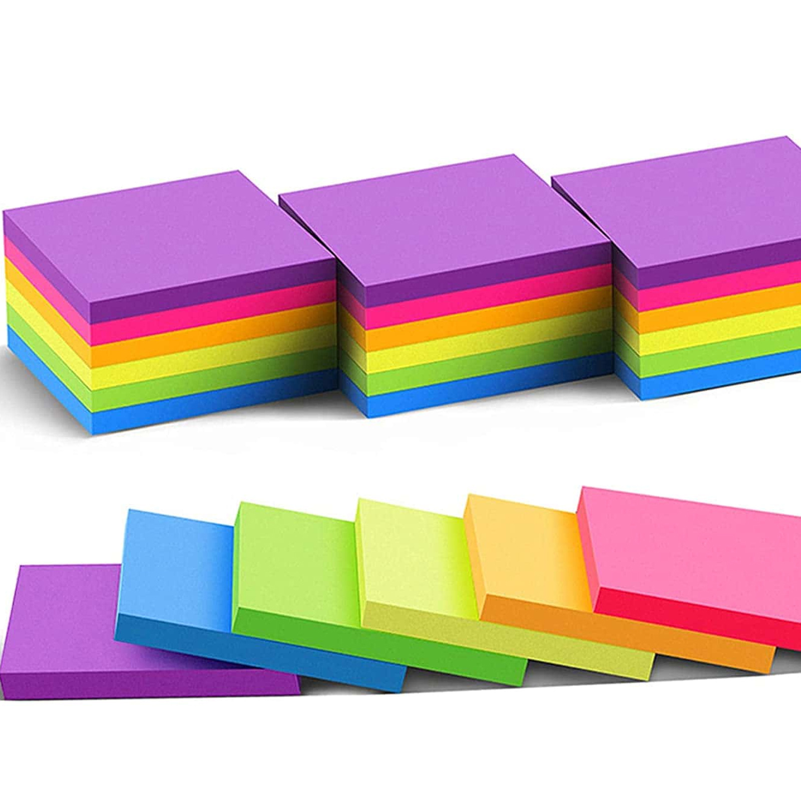 6 Pcs Fluorescent color 3*3inc - مراجعة Graph Paper Pad وسعره