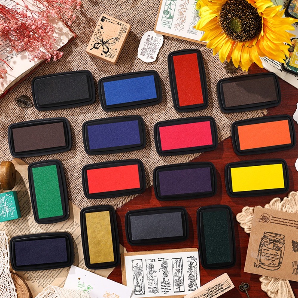 New Colorful Ink Pad Rectangul - مراجعة Self Inking Stamp وسعره