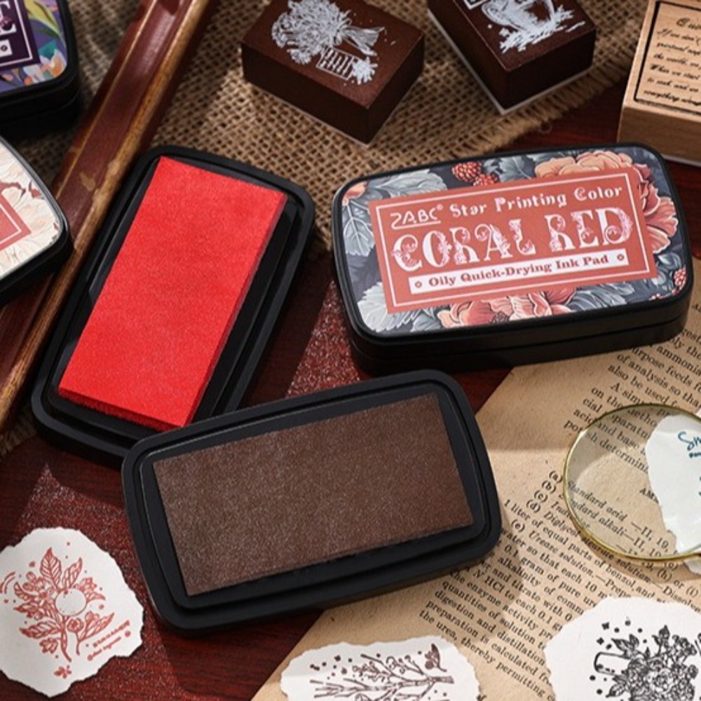 New Colorful Ink Pad Rectangul - مراجعة Self Inking Stamp وسعره