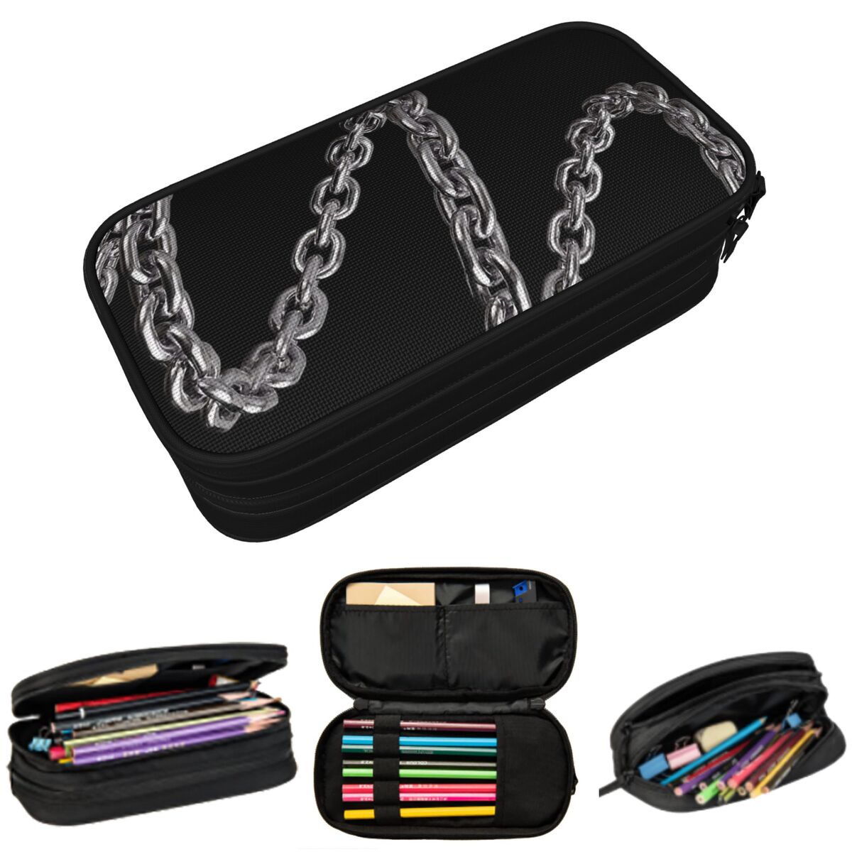 Black And White Chain Art Penc - مراجعة Stationery And Office Supply Chain وسعره