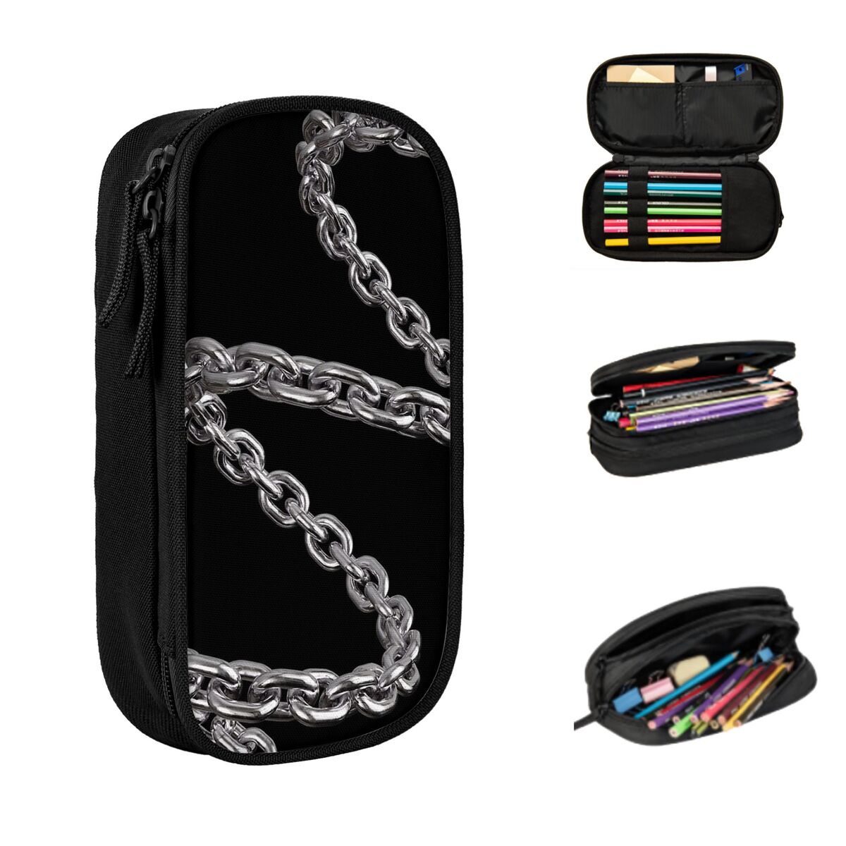 Black And White Chain Art Penc - مراجعة Stationery And Office Supply Chain وسعره