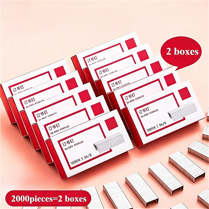 2-Box Bulk Staples 2000 Pieces - مراجعة Total Stationery & Office Supply وسعره